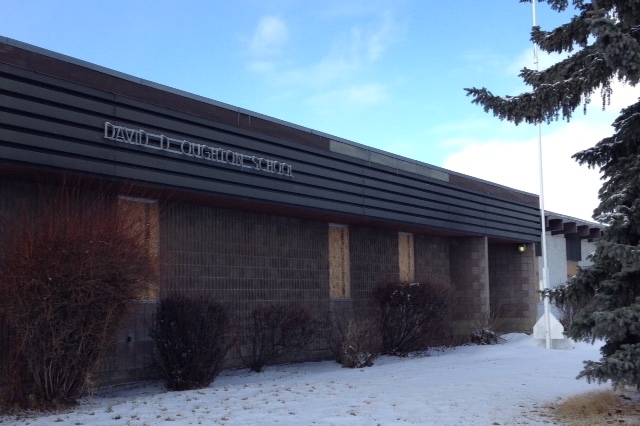 David D. Oughton school site after demolition
